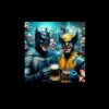 Batman And Wolverine Drinking Beer