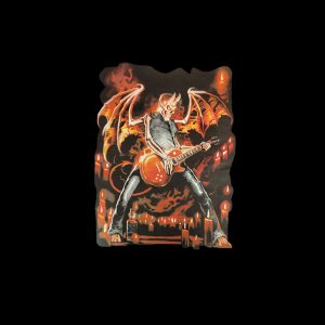 Heavy Metal Skull with Guitar