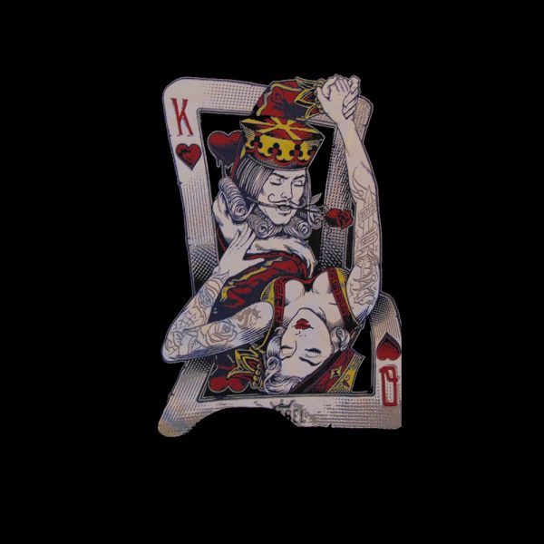 King and Queen card
