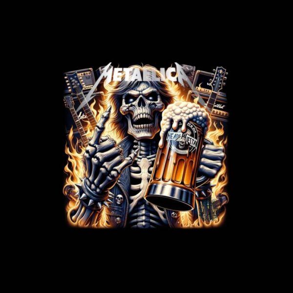 Metallica Skull Beer