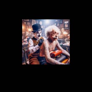 Chaplin Tattooing Einstein